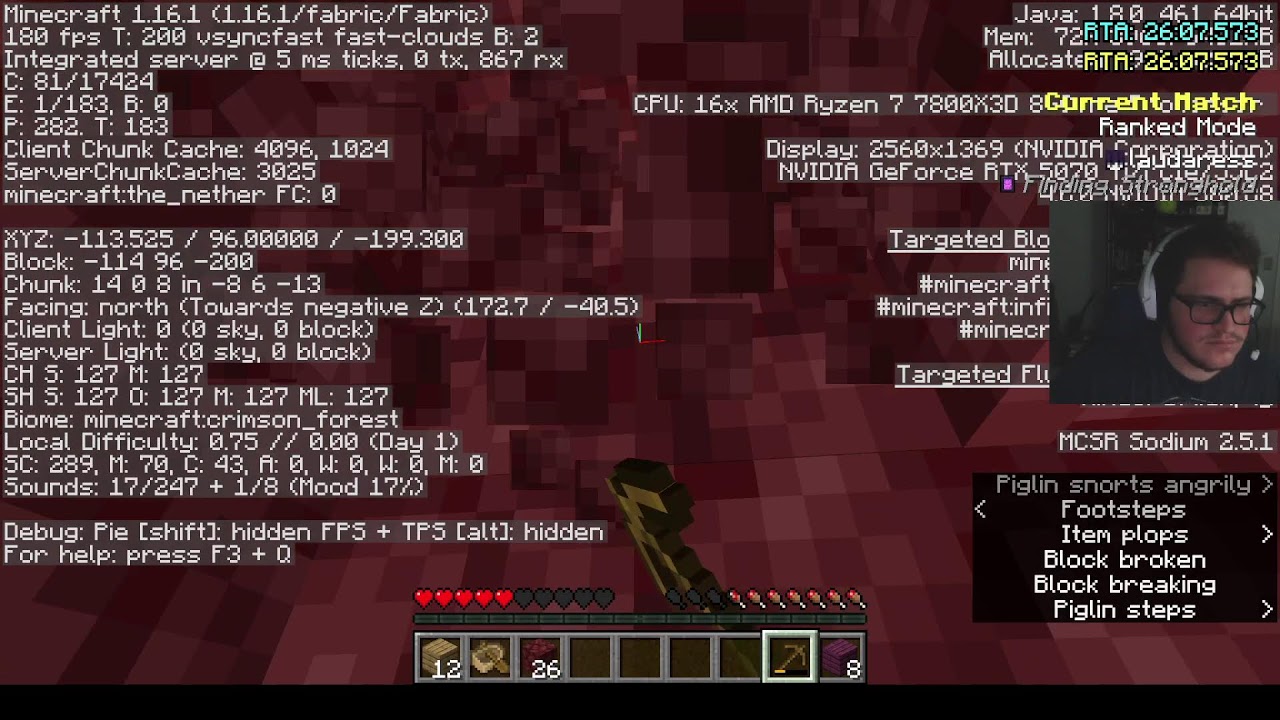 MCSR Ranked Speedrunning Minecraft!! Hop in for the vibes!!