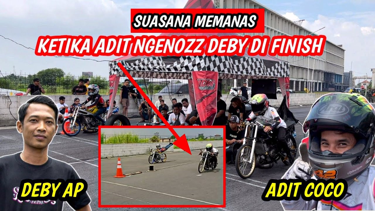 PANAS❗PERANG NINJA 148 CC, Bebas Tanpa Timbangan ADIT COCO Wijaya racing VS DEBY AP RR GARAGE