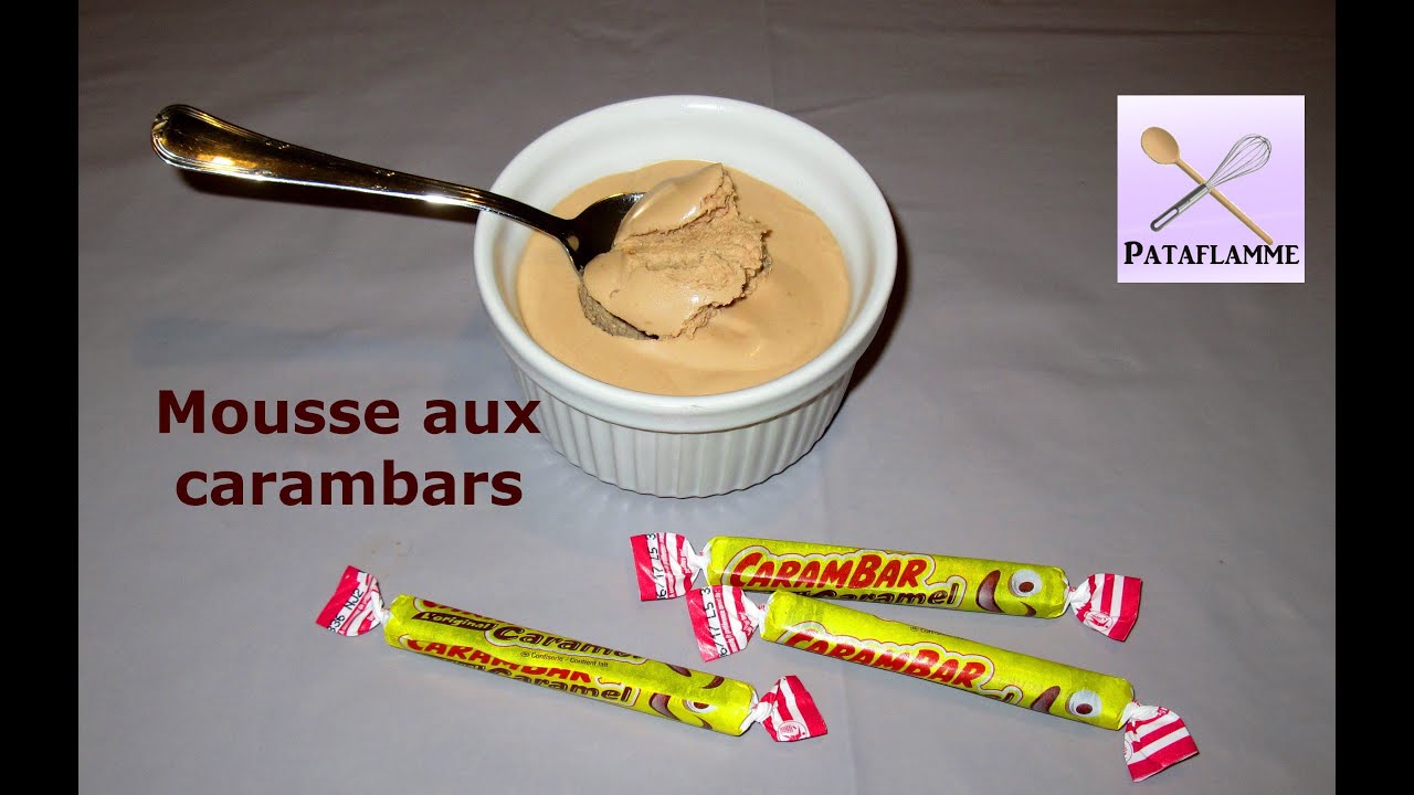 Recette facile et rapide : la mousse aux carambars