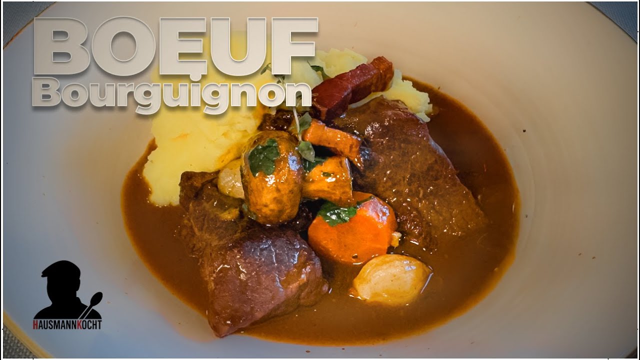 Boeuf Bourguignon Rezept – Französisches Schmorfleisch mit Rotwein einfach gemacht