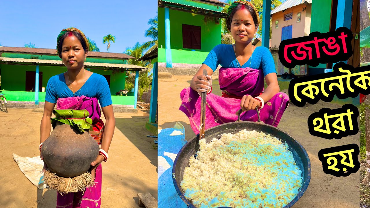 জোঙা কেনেকৈ থৱা হয় | চকো |@dinondyavlog 