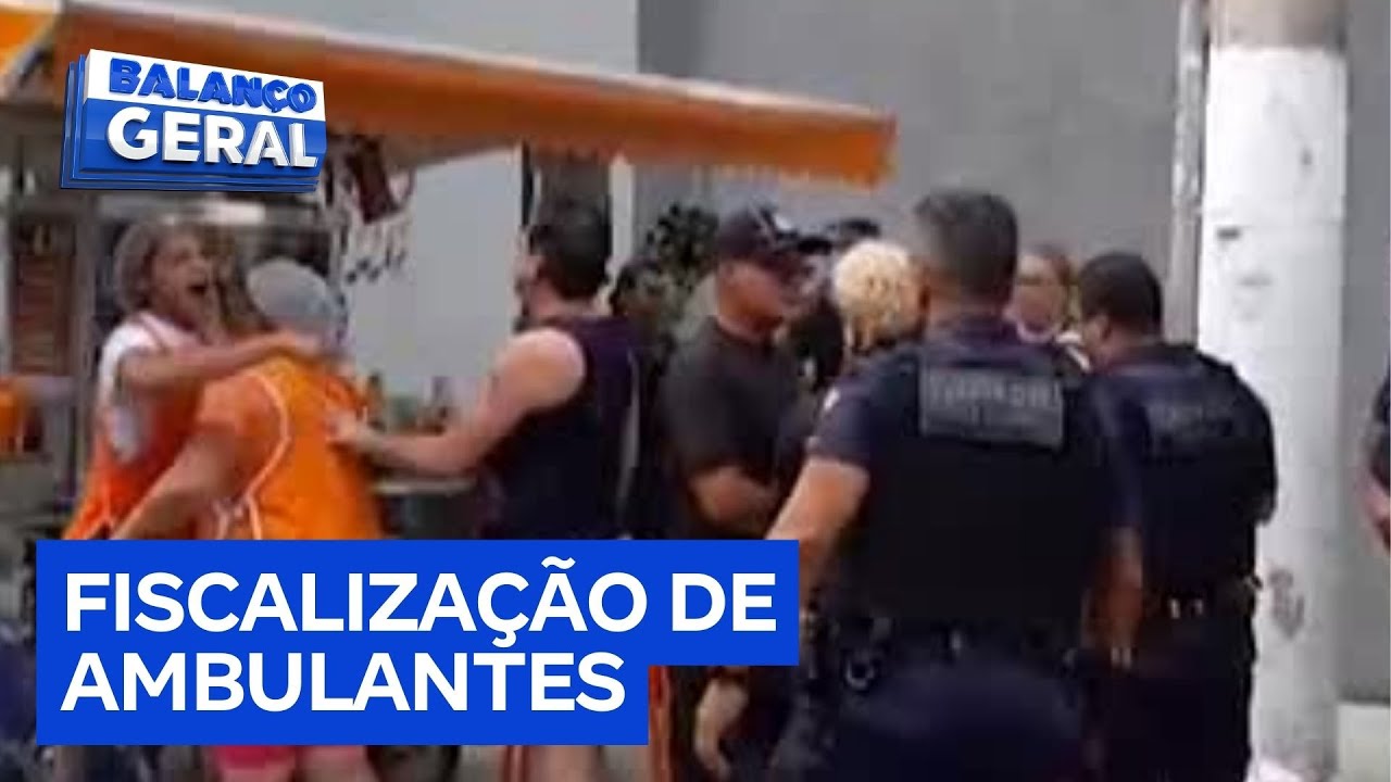 Ambulante denuncia abordagem violenta de guardas municipais