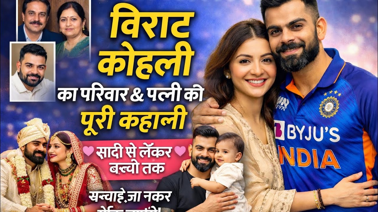 Virat Kohli ka Ghar Parivar | Wife, Bachche aur Family Background | Full Details 2026#kohli#cricket 