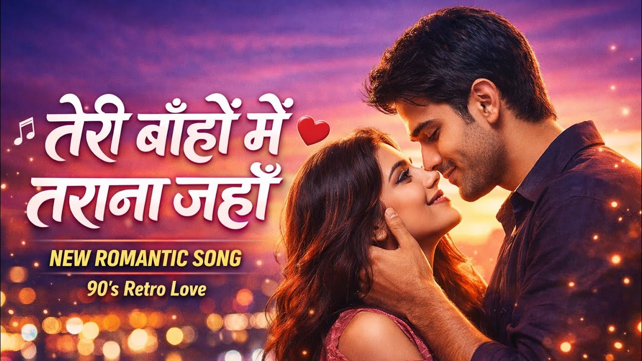 तेरी बाँहों में तराना जहाँ ❤️ | New Romantic Song | 90’s Bollywood Retro Love Song 