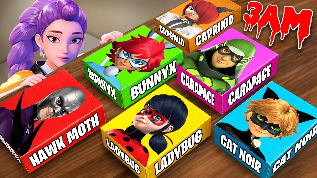 НИКОГДА НЕ ОТКРЫВАЙ МИСТЕРИ-БОКСЫ MIRACULOUS LADYBUG в 3 ЧАСА НОЧИ!!