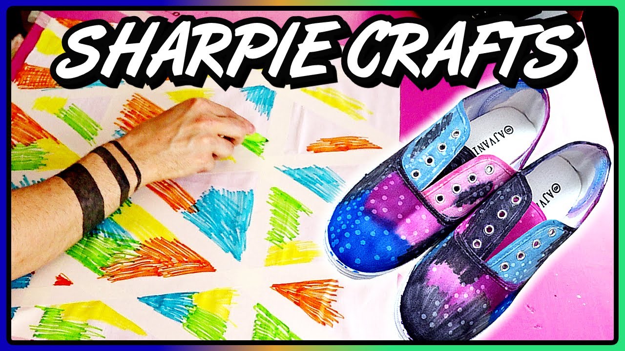 Sharpie Craft Ideas | DIY Sharpie Textiles, Coasters, Galaxy Shoes, Ceramics & More!