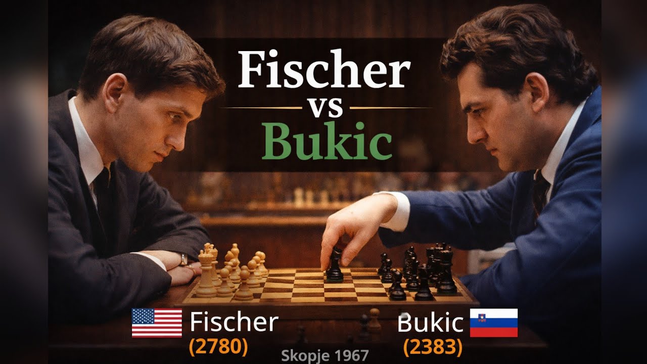 Fischer vs Bukic Skopje 1967 Round 9 – Strategi Tajam Sang Legenda
