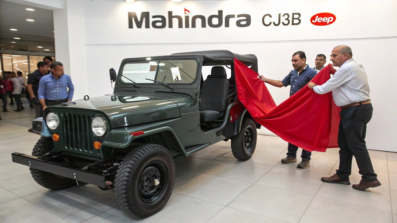 New 2025 Mahindra CJ3B Jeep finally launched!!! Old with New Power | Unbelievable Off-Road Beast!