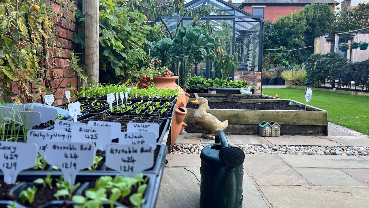 Kitchen garden & greenhouse tour ~ September
