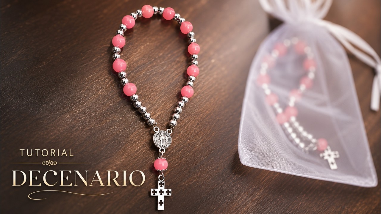 ✞Tutorial DECENARIO o mini Rosario IDEA SOUVENIR ✞