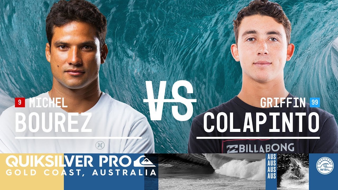 Michel Bourez vs. Griffin Colapinto - Quarterfinals, Heat 4 - Quiksilver Pro Gold Coast 2018