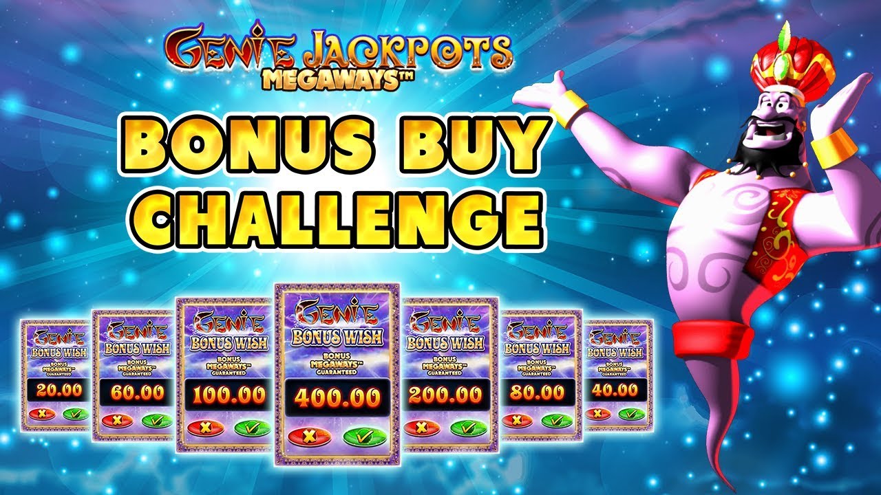 🧞 GENIE JACKPOTS MEGAWAYS BONUS BUY CHALLENGE !!! 🧞