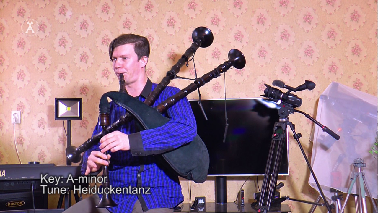 German Medieval Bagpipe - Dudelsack / Дудельзак (Keys A/G/C)