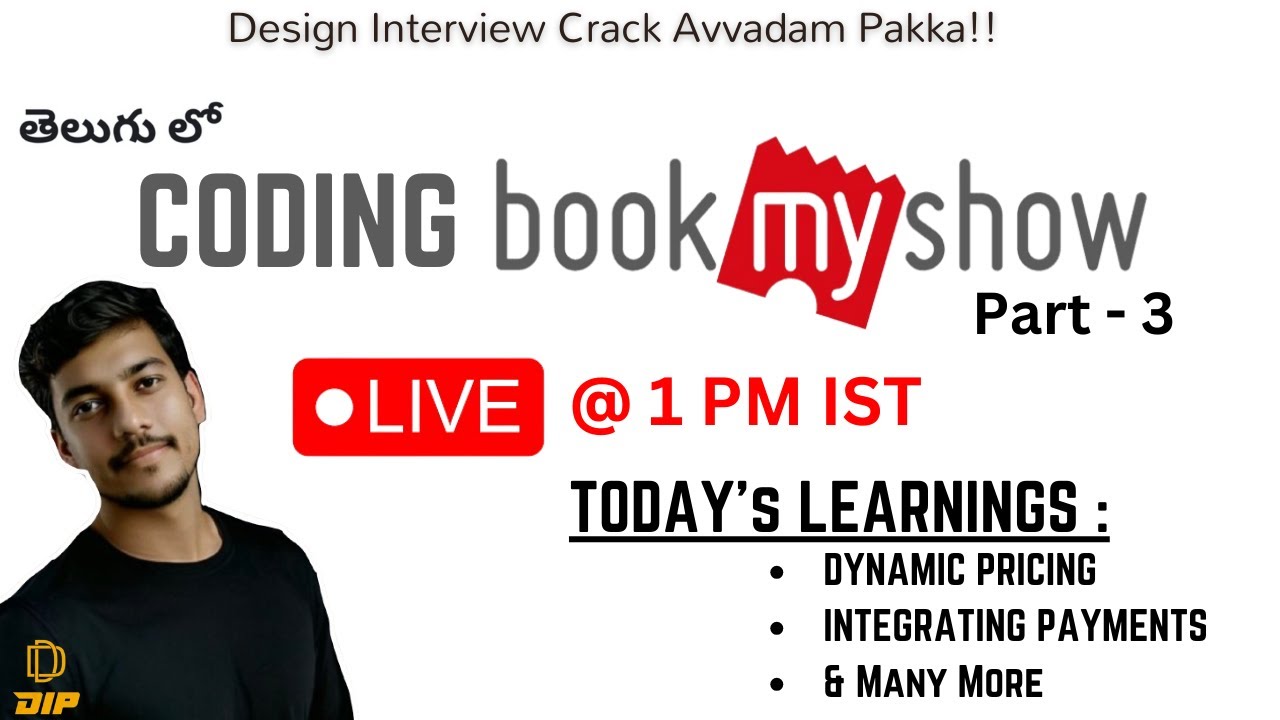 Dynamic Pricing & Payment Integration in BookMyShow! 🎬💳 #lowleveldesign #codingintelugu