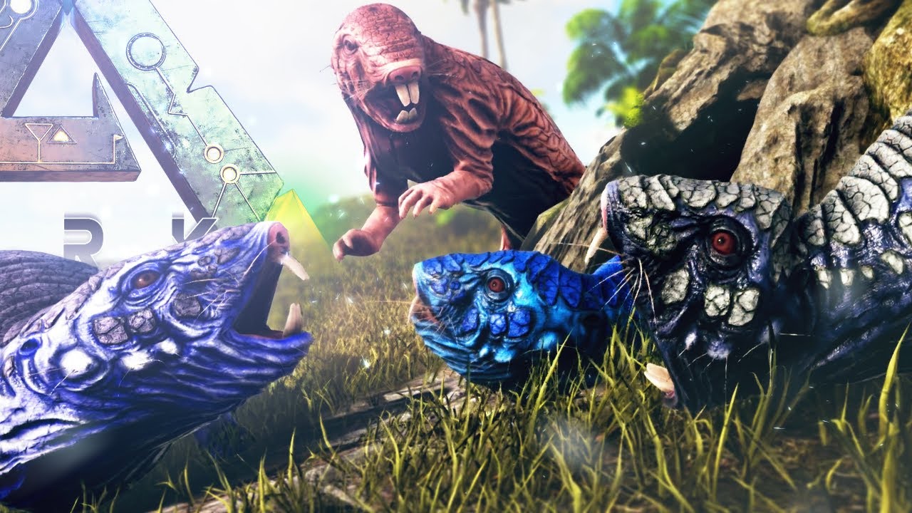 DIG A HOME AND RAISE YOUR CHILDREN! -  ARK Primal Survival - Mole Rat Burrows - ARK Survival Evolved