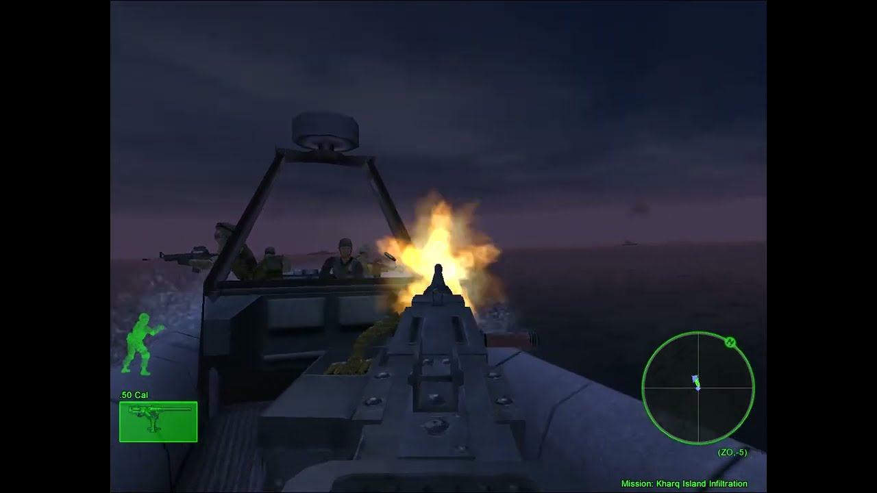 Delta Force Black Hawk Down Team Sabre Iran: Mission Kharq Island Infiltration