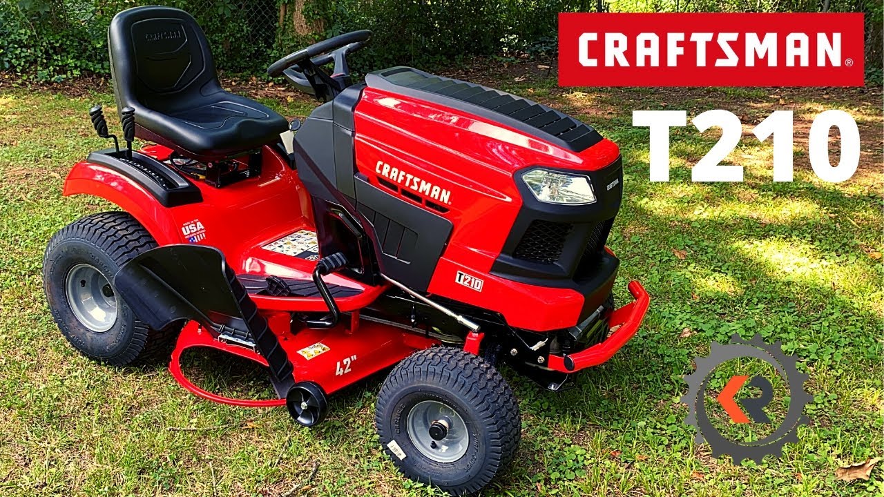 Craftsman T210 Turn Tight 18-HP Hydrostatic 42-in Riding Lawn Mower from Lowe's - Early T2200