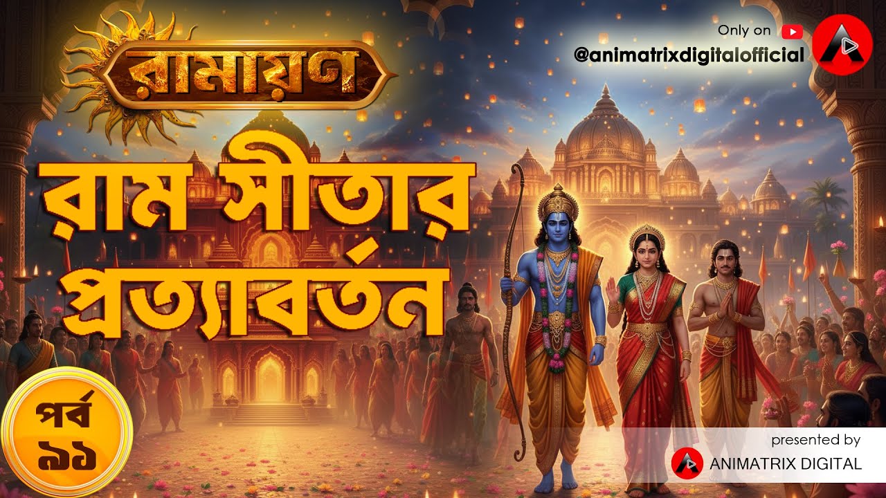 Ramayan Episode 91 | Ram Sitar Protyabartan,Bengali Animated Mythological Story #animation #ramayan