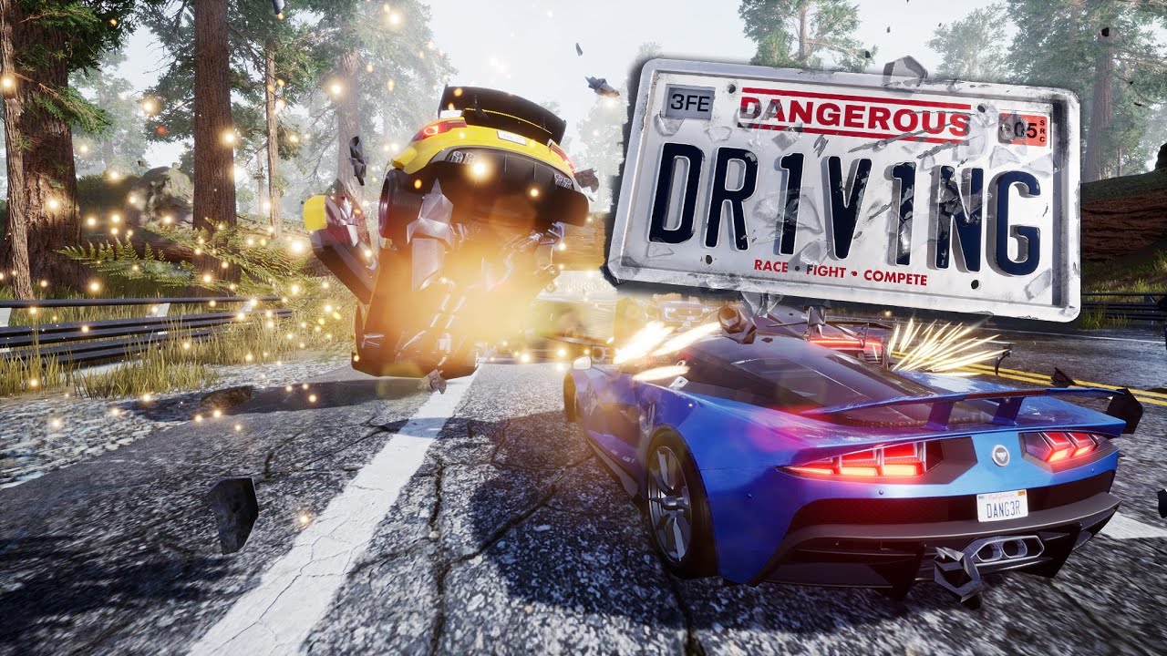 Dangerous Driving PS4 Game on PS5