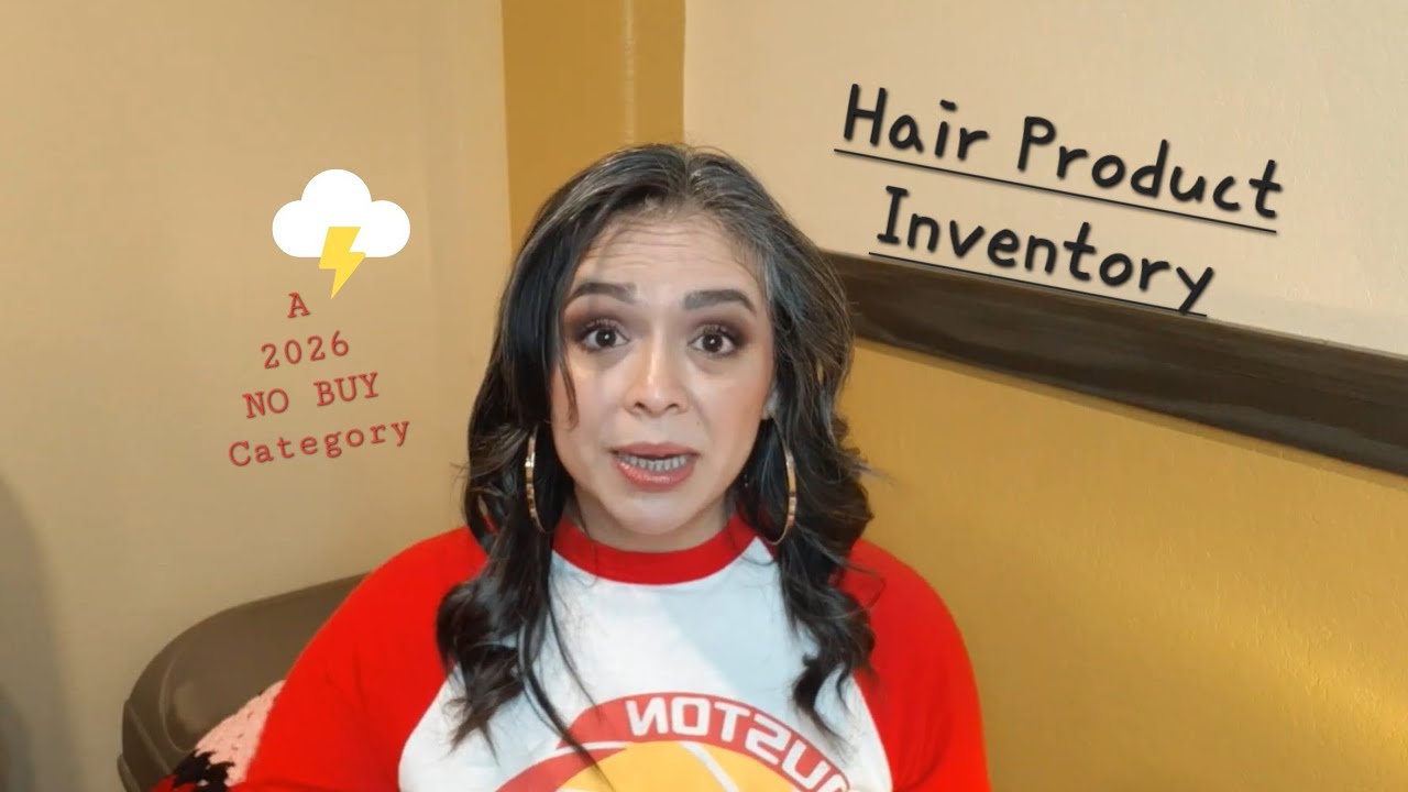 January No Buy Haircare Inventory #shopping  #finance #debtfreejourney #haircare #hairstyle