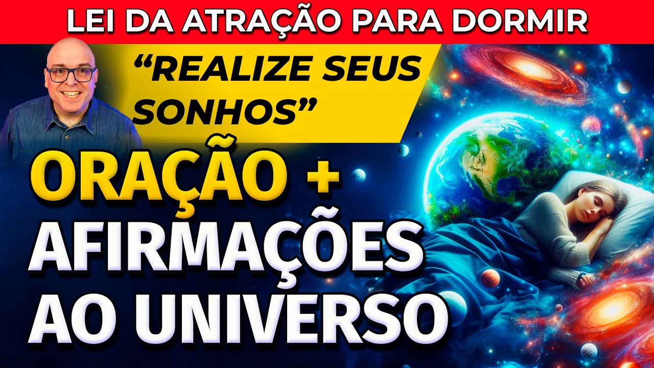 ORAÇÃO AO UNIVERSO E AFIRMAÇÕES DA LEI DA ATRAÇÃO PARA OUVIR DORMINDO