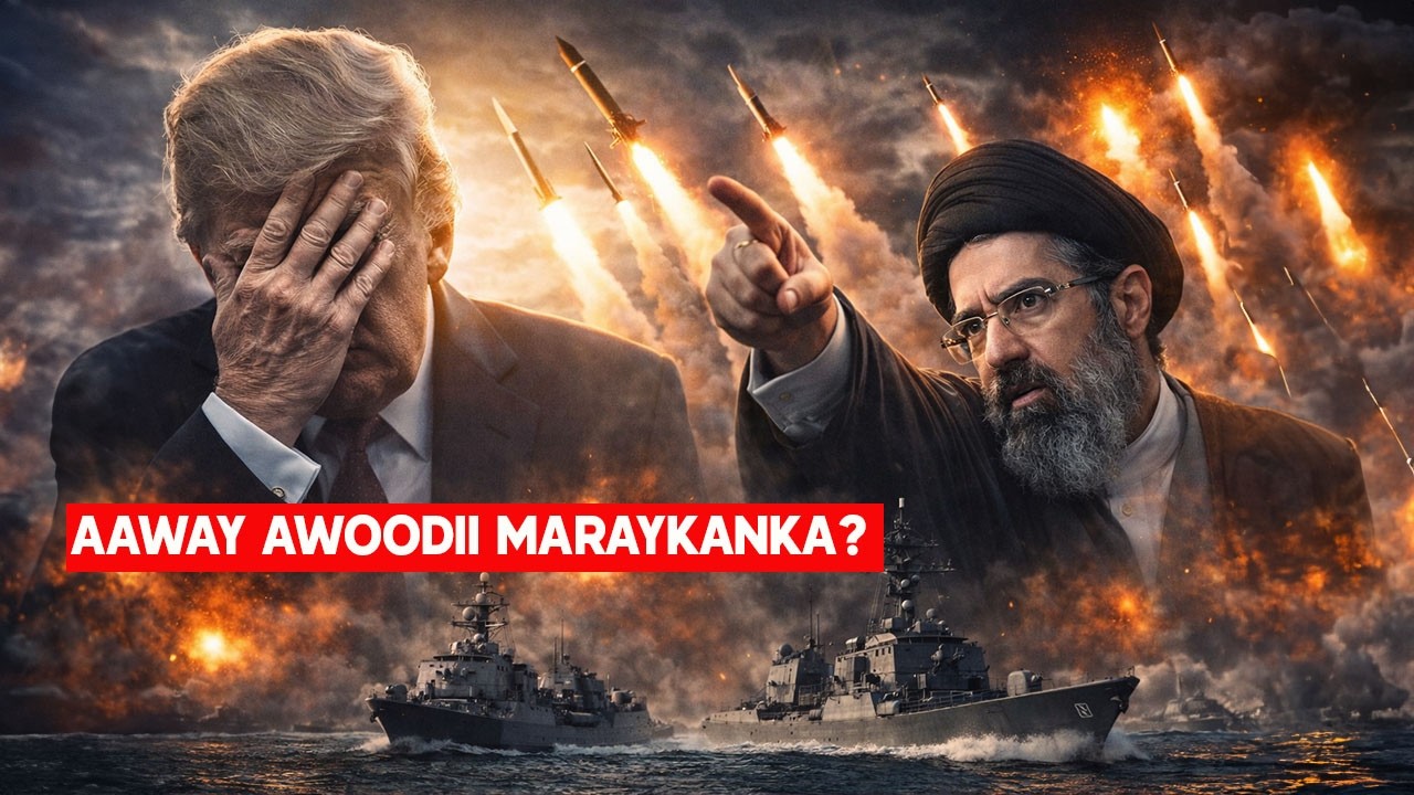 RAGANIMO: IIRAAN OO CAAWA CEEBEYSAY TRUMP | TAHLIISHA TEHRAAN OO CAAWA GUBAYSAY ISRA$L