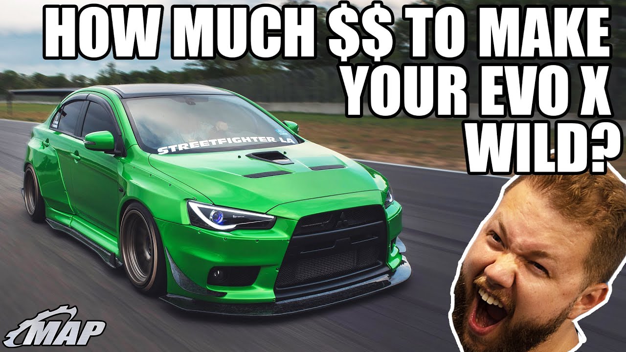 Стоимость модификации вашего Mitsubishi Lancer Evolution X
