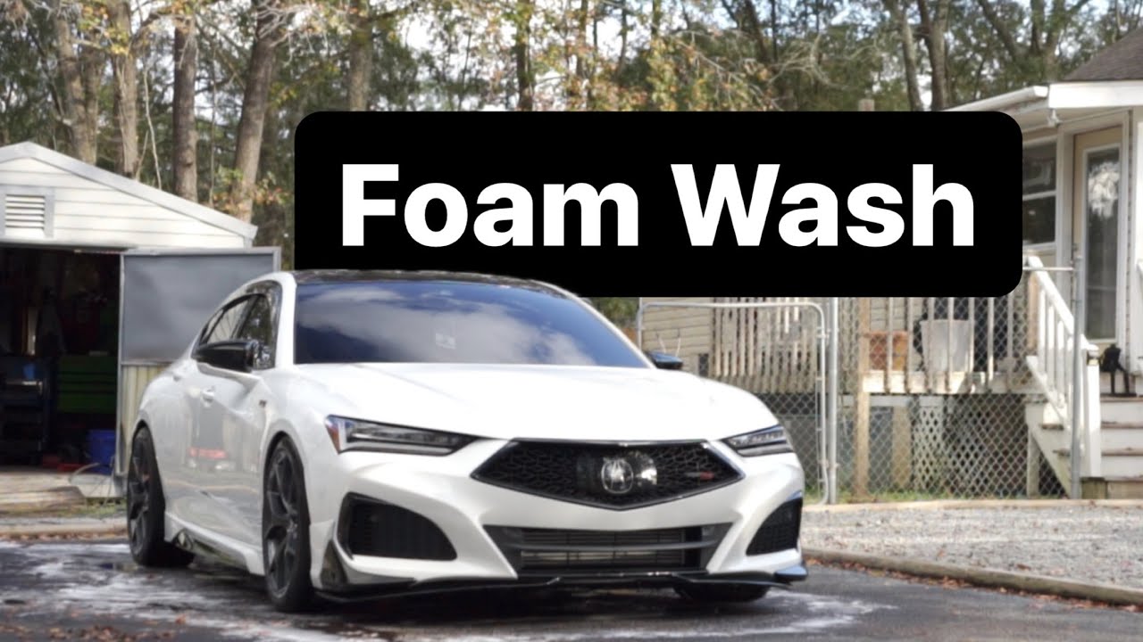 Acura TLX Type S Foam Wash - Auto Detailing
