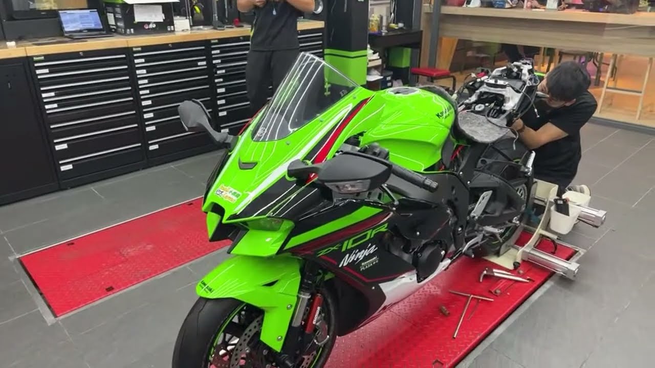 kawasaki 重機ZX-10R 就是要改短牌架