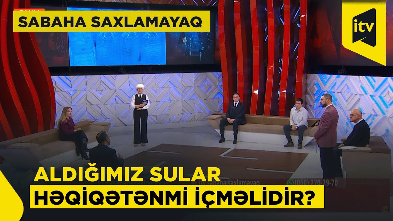 Satılan sular i&ccedil;məlidirmi? | &ldquo;Sabaha saxlamayaq&rdquo;, 14.01.2026