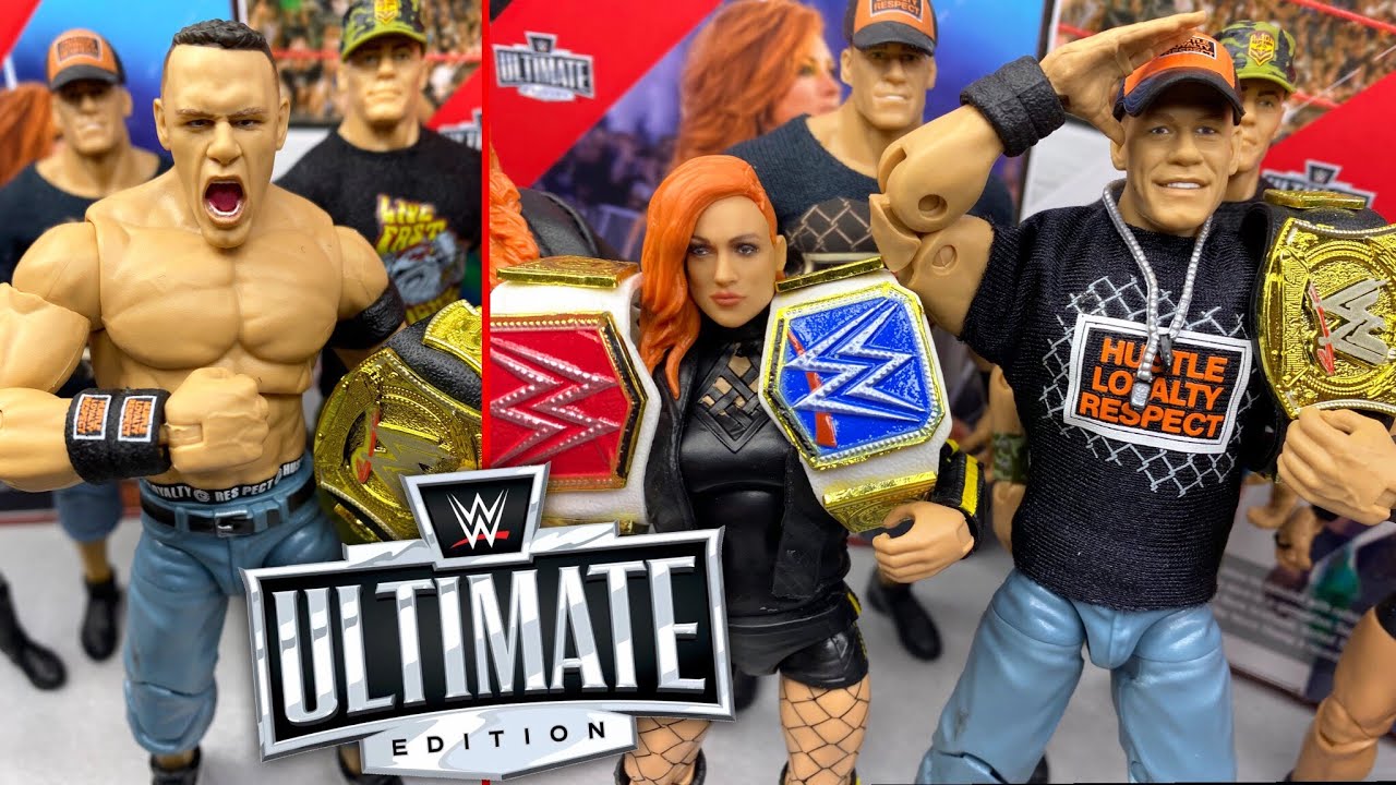 WWE ULTIMATE EDITION JOHN CENA & BECKY LYNCH FIGURE REVIEW!