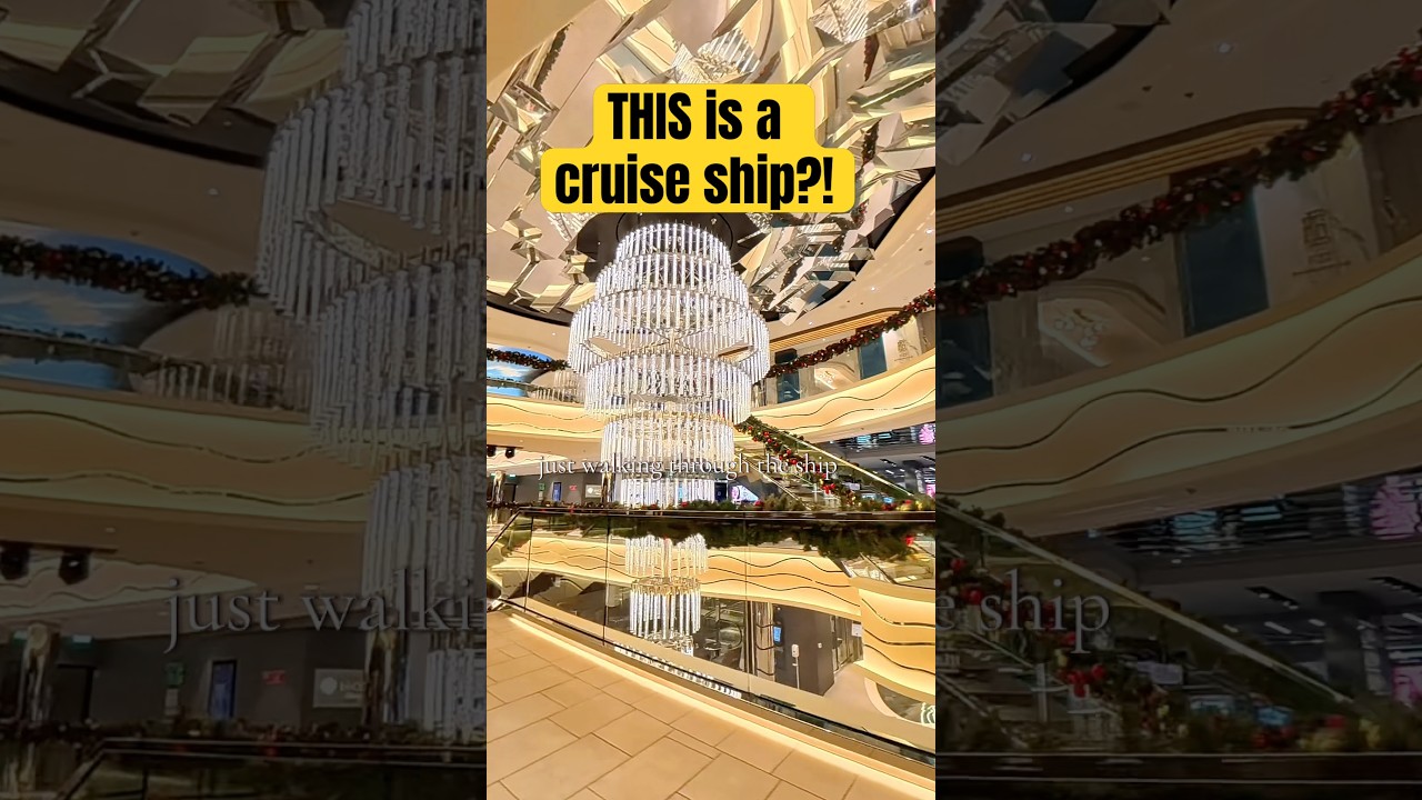Walking through MSC World Europa feels more like a modern design hotel than a cruise ship