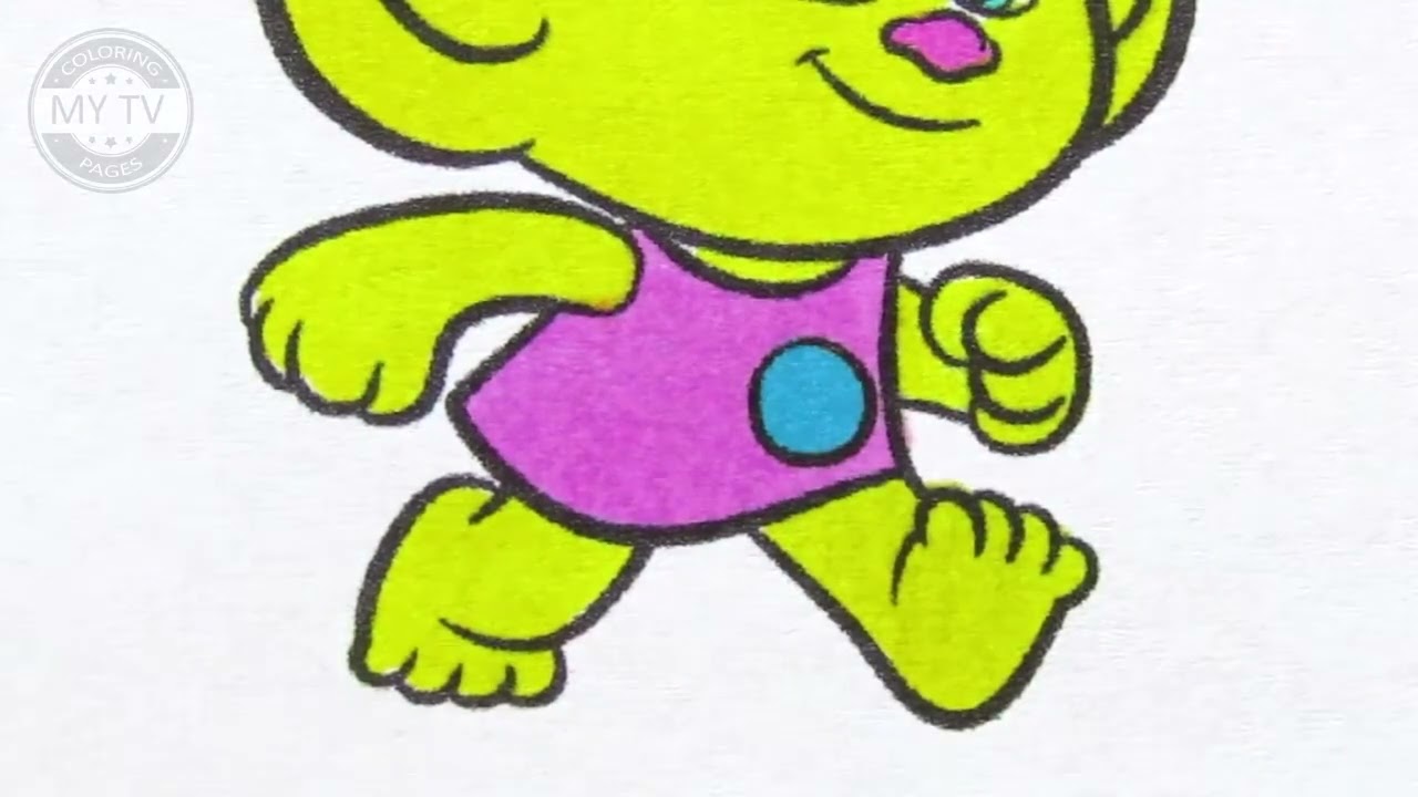 Coloring Trolls Smidge Coloring Book & Pages