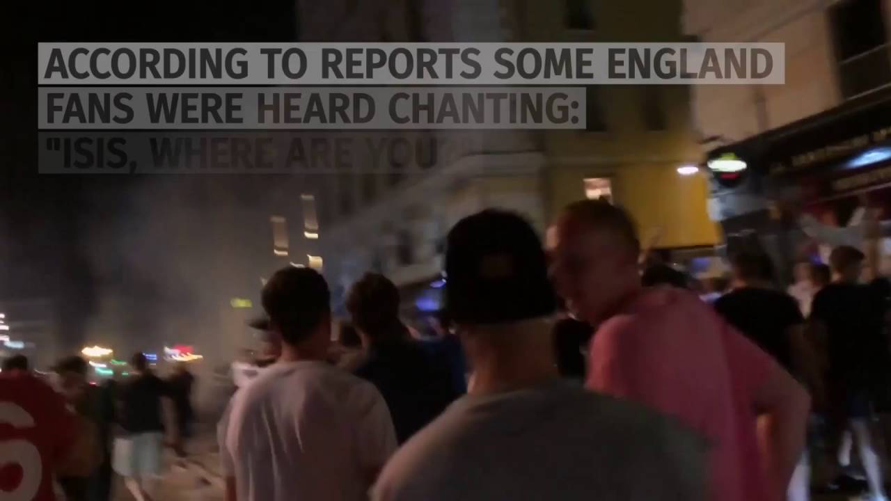 England fans in Marseille on eve of Euro 2016