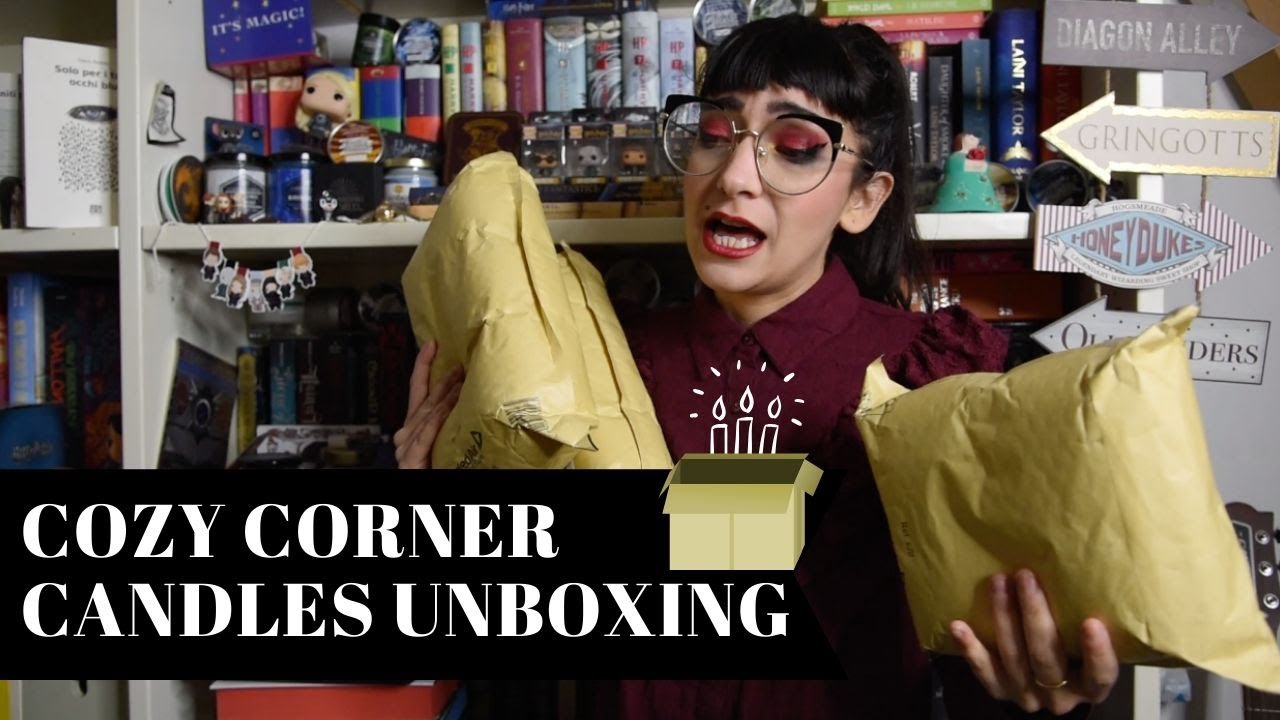 UN MEGA COZY UNBOXING! candele Cozy Corner Candles
