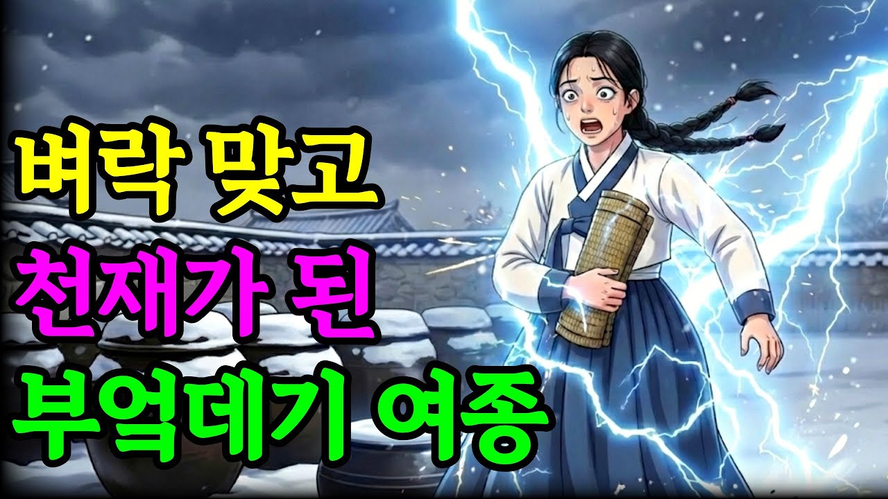 벼락맞고 천재가 된 부엌데기 여종, 마님이 갑자기 친절해지는데.. |야담|옛날이야기|사연극장