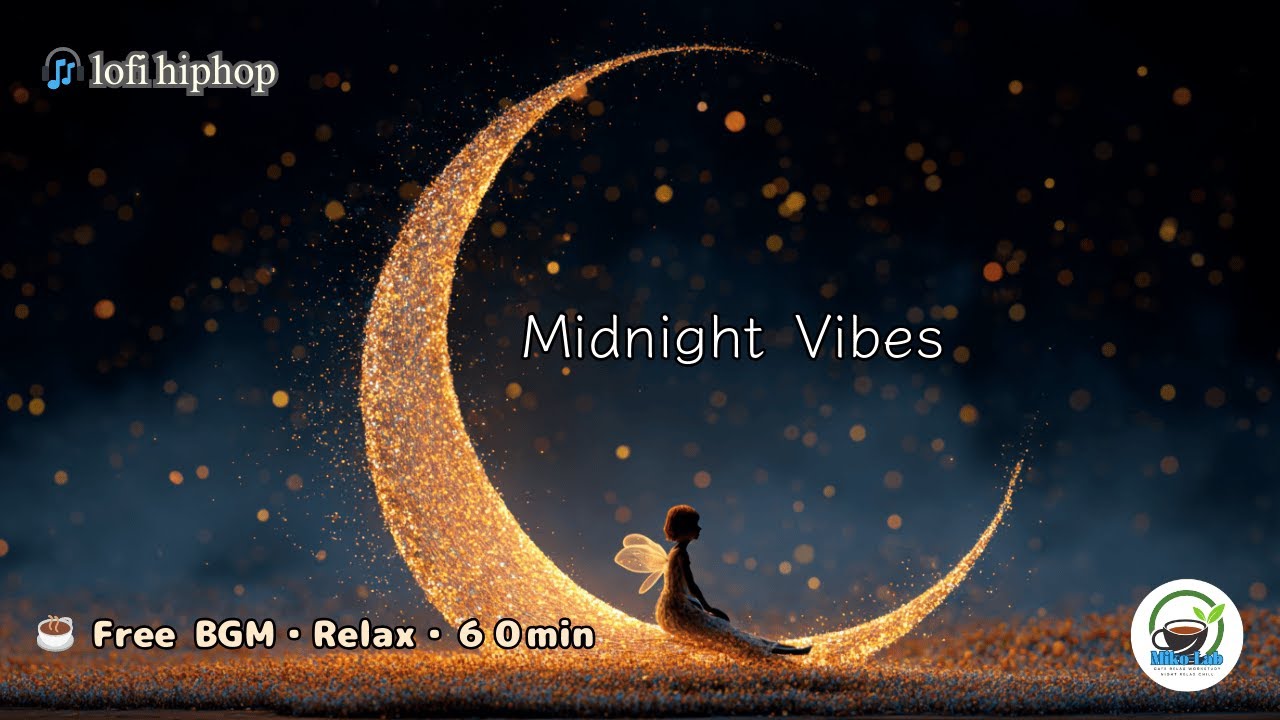 🌙 Midnight Vibes － Calm Lo-fi for Night Relax & Sleep 60min（夜のリラックスBGM） | Night Chill Lo-fi