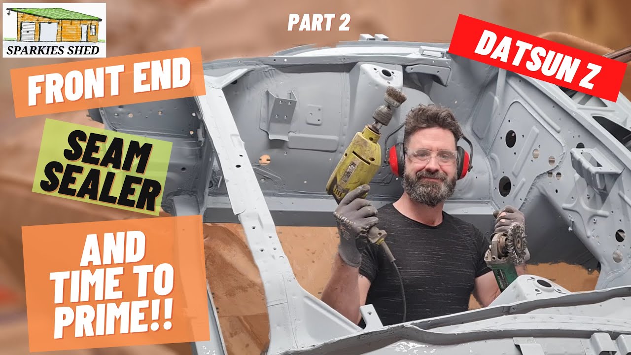 Datsun Z. Seam Sealing and Priming. Paint Removal Without Sand Blasting. Pt 2 240Z 260Z 280Z