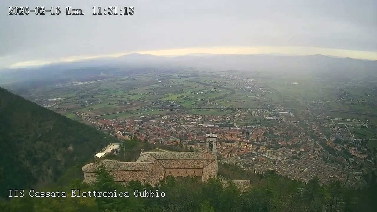 Gubbio Timelapse del 16/02/2026