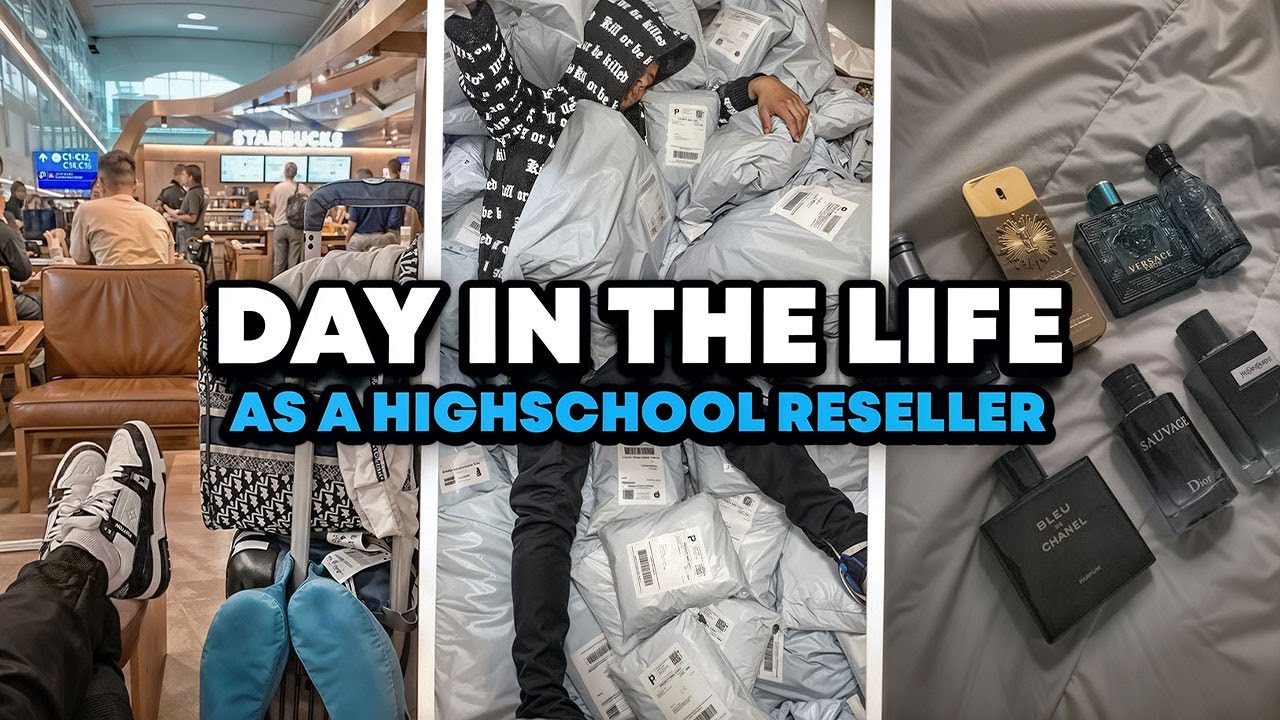 DAY IN THE LIFE AS A HIGHSCHOOL RESELLER 💸 (BEST SUPPLIERS)