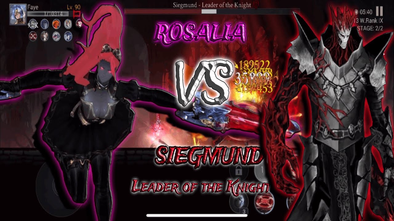 ROSALIA VS SIEGMUND | Wuverstav Castle WR.9 | Shadow Hunter: Lost World