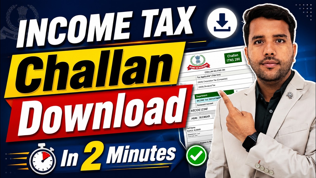 Income Tax Challan Download on Income Tax Portal Live Step by Step Free Demo