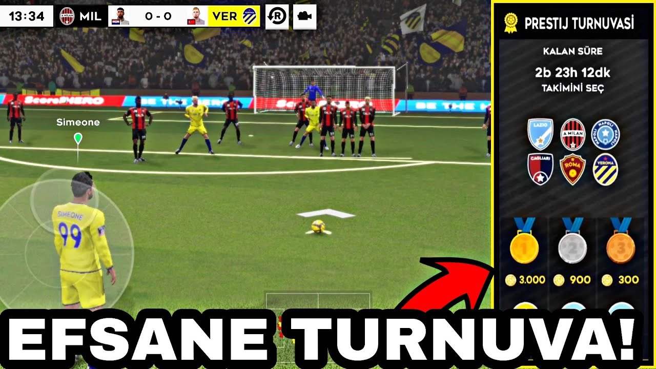 3000 COİNSLİK TURNUVA! DREAM LEAGUE SOCCER 2022