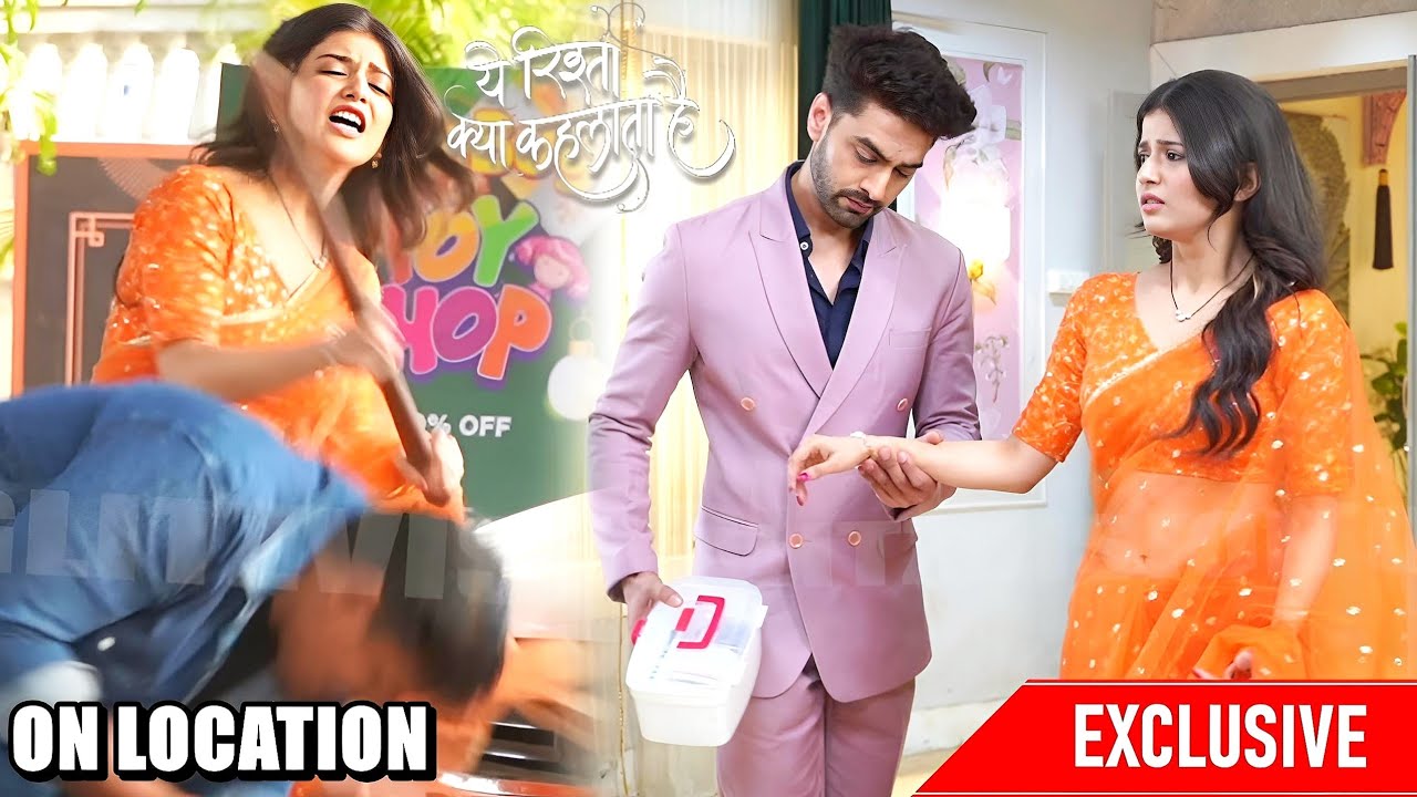 Yeh Rishta Kya Kehlata Hai: Gundon Se Takraayi Abhira! Armaan Ne Kiya Uska First Aid | ON LOCATION