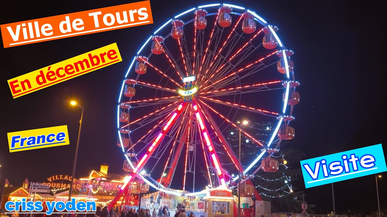 Tours ; Ambiance ; Pont Wilson ; Hôtel de Ville ; Touraine ; France