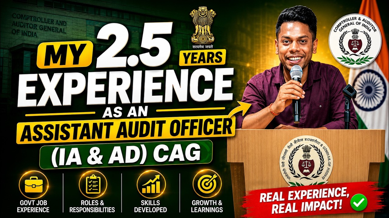 ⚠️ The Reality of 2.5 Years as an Assistant Audit Officer (AAO) ‼️#aao #cglaao #cgl_2026 #cgl 