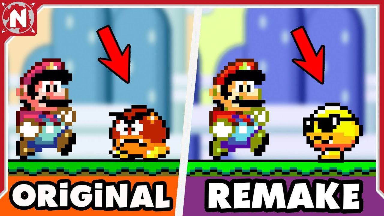 DIFERENCIAS entre TODAS las versiones de SUPER MARIO WORLD