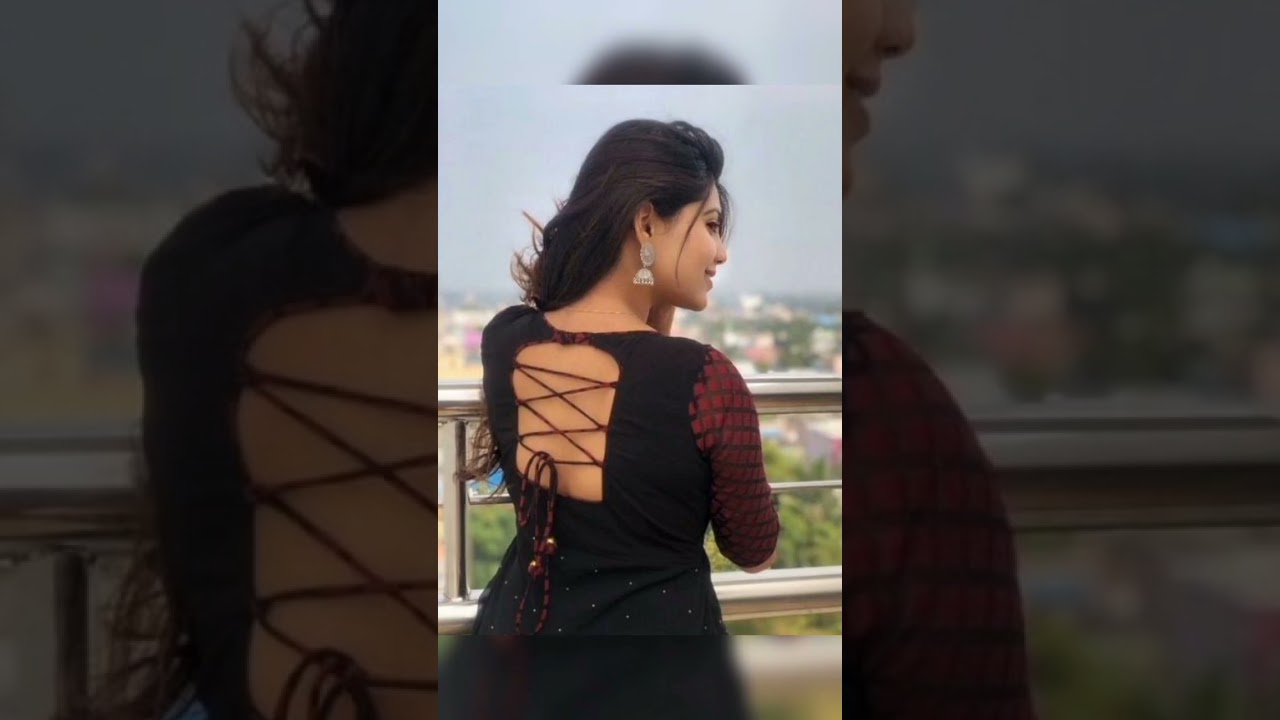 churidar back neck design idea
