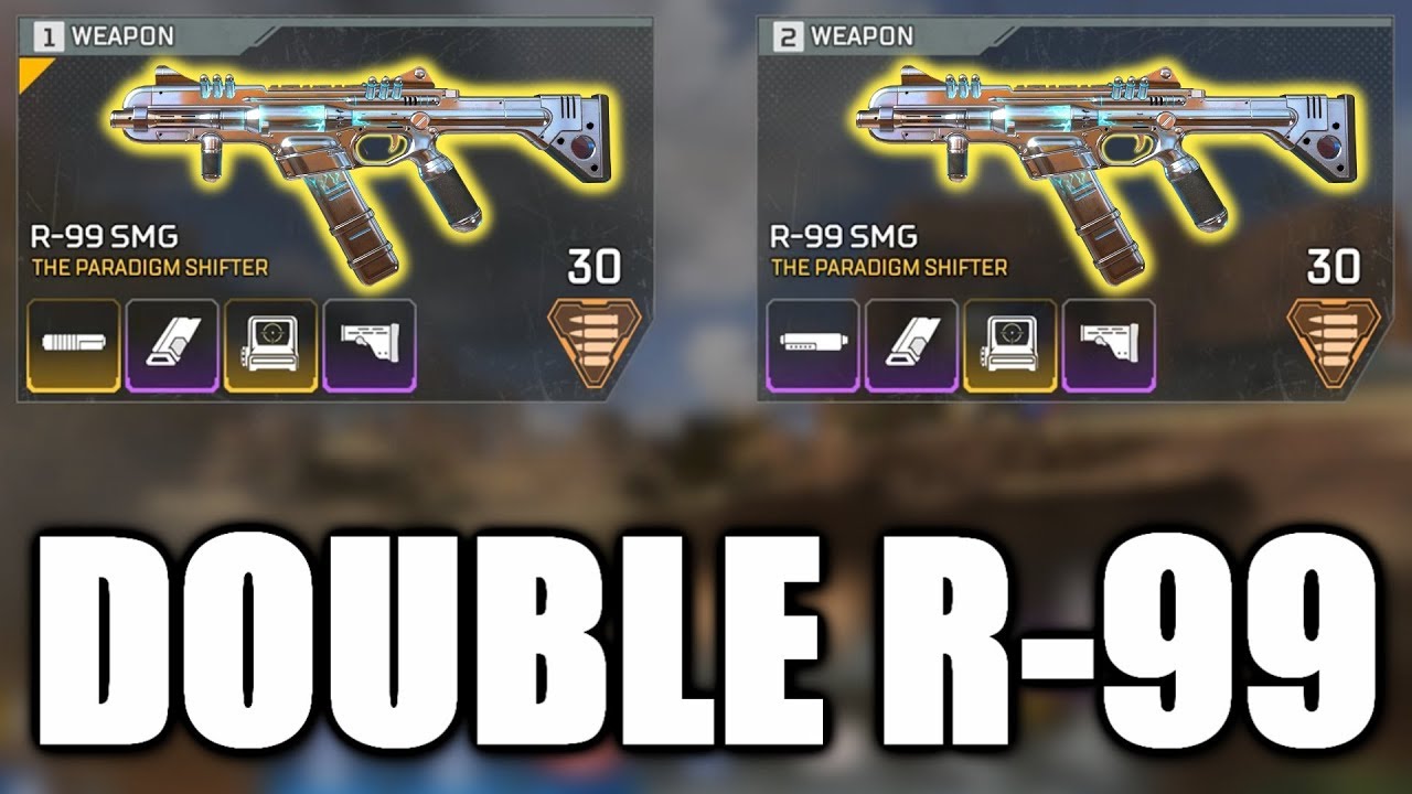 Двойной R-99 — это просто БЕЗУМИЕ в Apex Legends