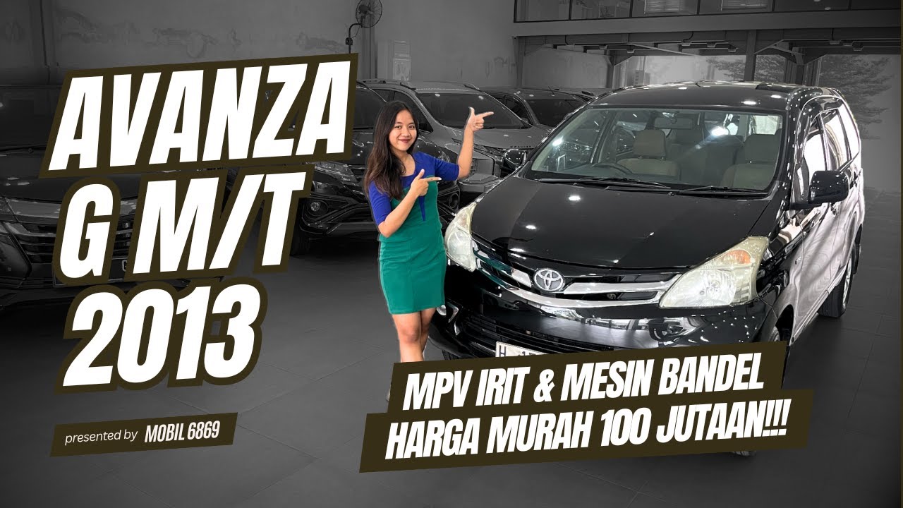 SPIILL MOBIL IRIT & MESIN BANDEL DARI TOYOTA! AVANZA G MANUAL 2013 MURAH 100 JUTAAN NEGO!!!